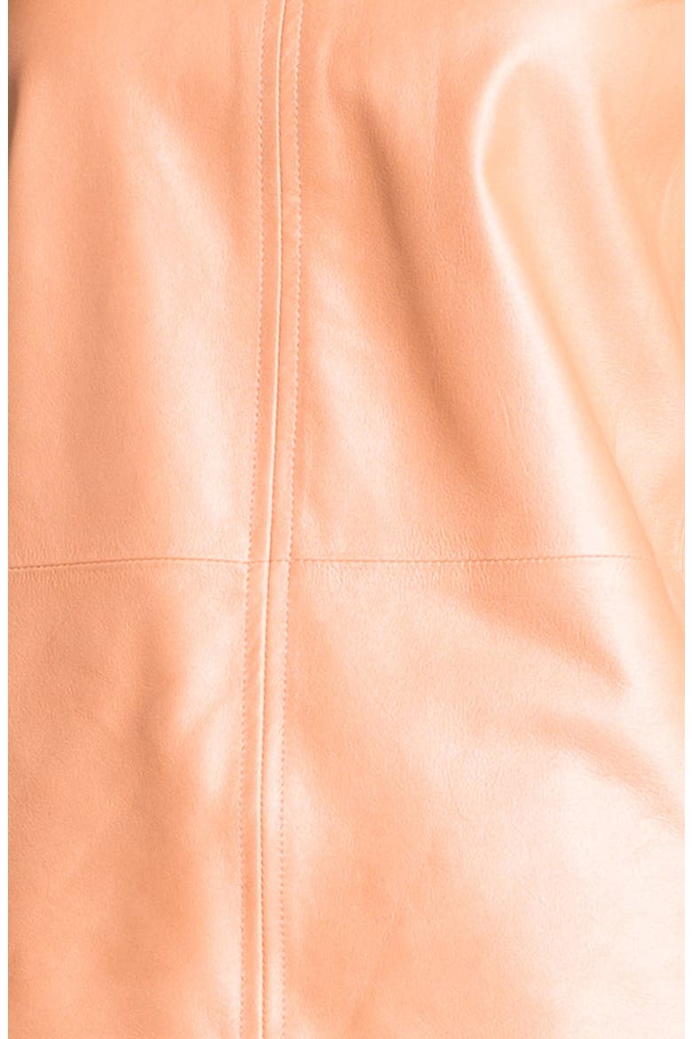 Truth and Pride 'Crew' Leather Tee, Alternate, color, PEACH