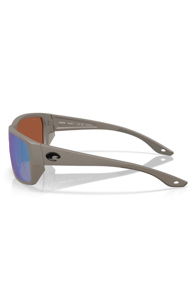 Costa Del Mar Tailfin 60mm Sunglasses, Alternate, color, Matte Olive Shale / Green 580G