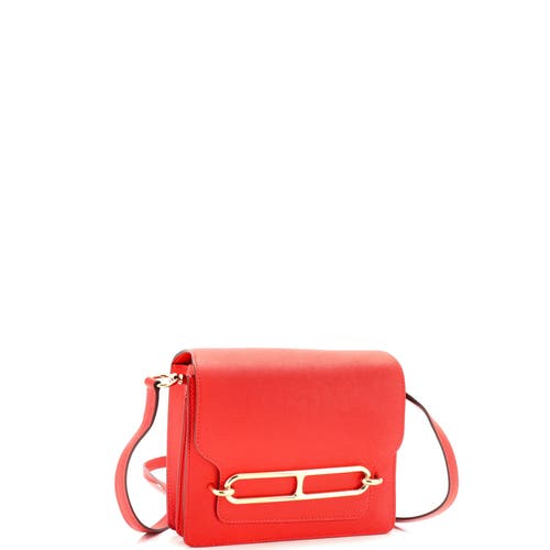Pre-owned Hermes Hermes Roulis Bag Swift 18 In Orange