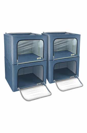 SORBUS 4-Pack Jumbo Foldable Storage Boxes