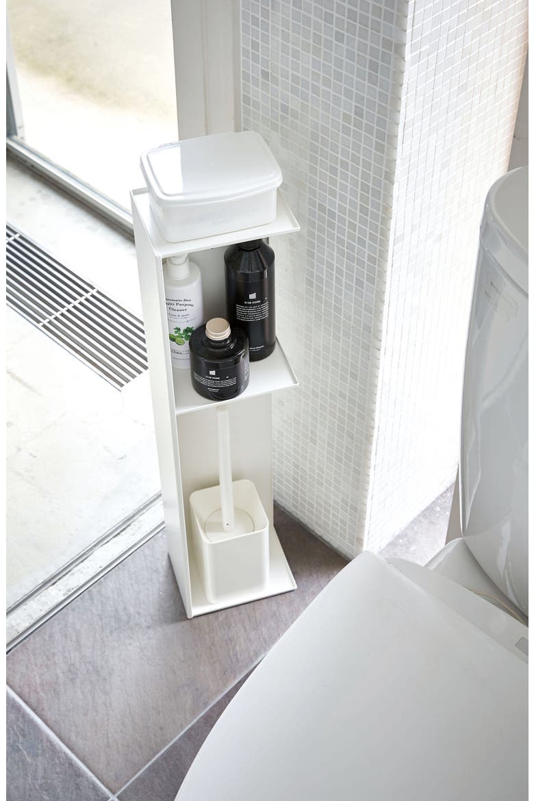 Bathroom Organizer, Alternate, color, WHITE