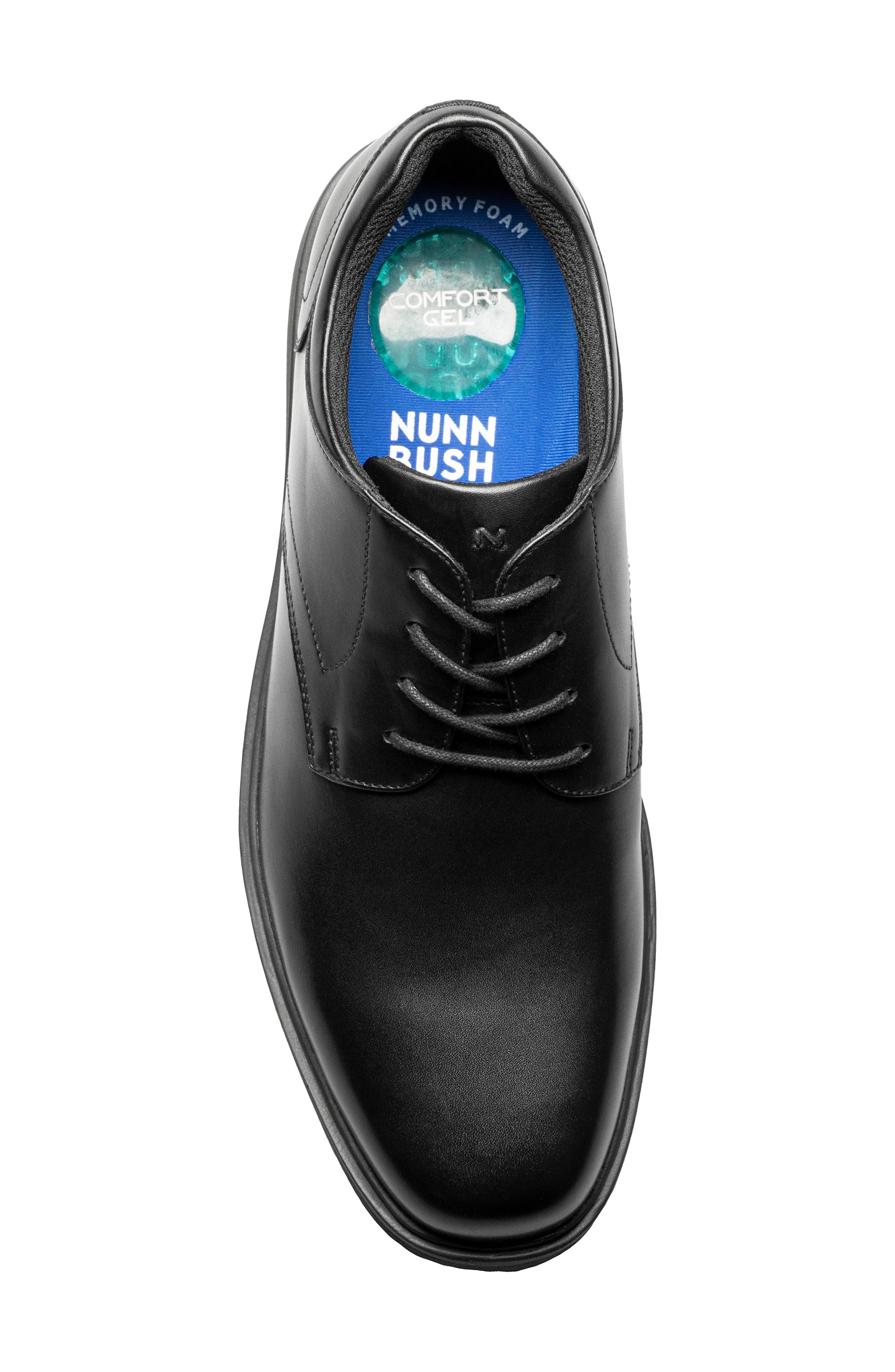 NUNN BUSH Kore Pro Plain Toe Derby, Alternate, color, Black