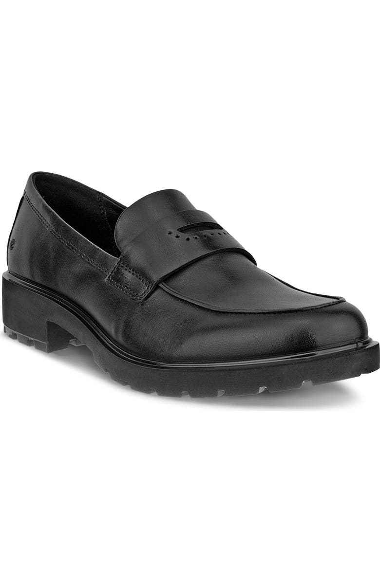 ECCO Metropole Vienna Penny Loafer, Main, color, Black