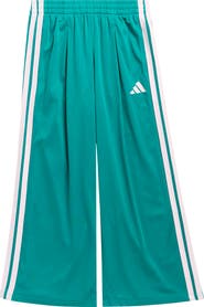 adidas Kids' Front Pleat Wide Leg Mesh Active Pants