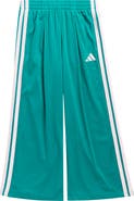 adidas Kids' Front Pleat Wide Leg Mesh Active Pants