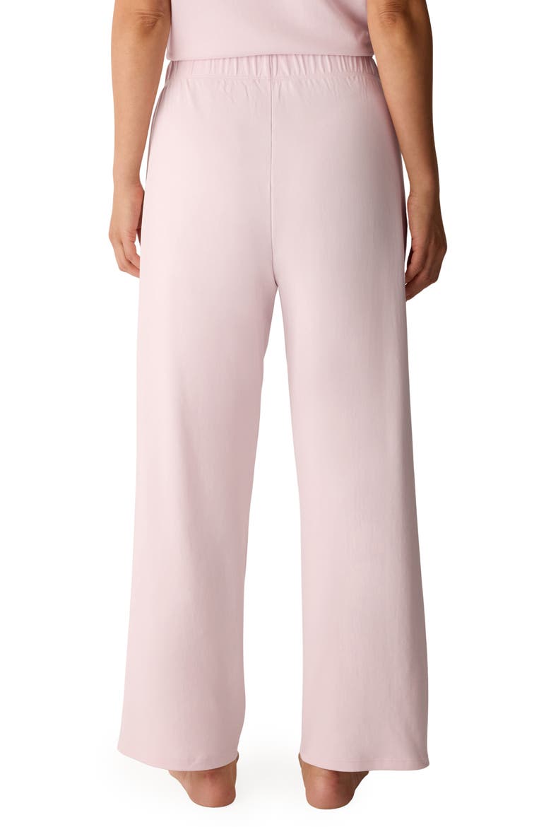 Pull-On Organic Cotton Ankle Pants, Alternate, color, CRYSTAL PINK