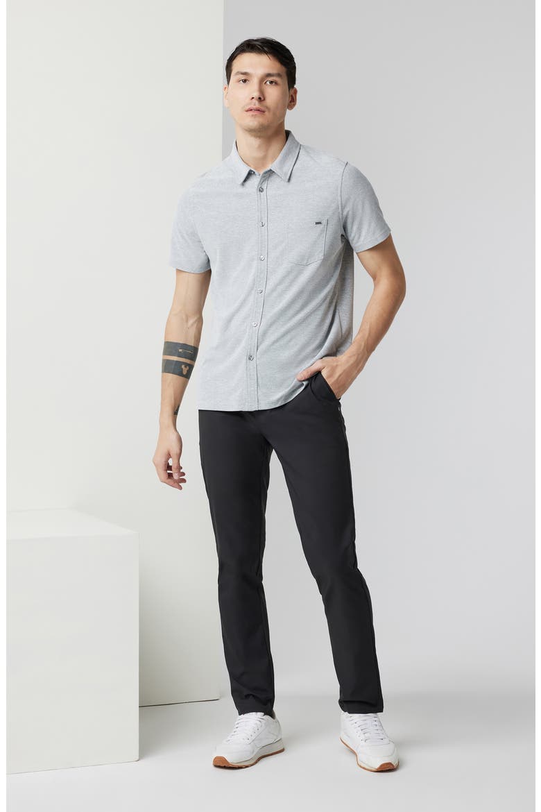 Cascade Tech Athletic Fit Chinos, Alternate, color, BLACK