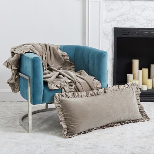 Elisabeth York Ishana Fawn Throw Decor In Brown