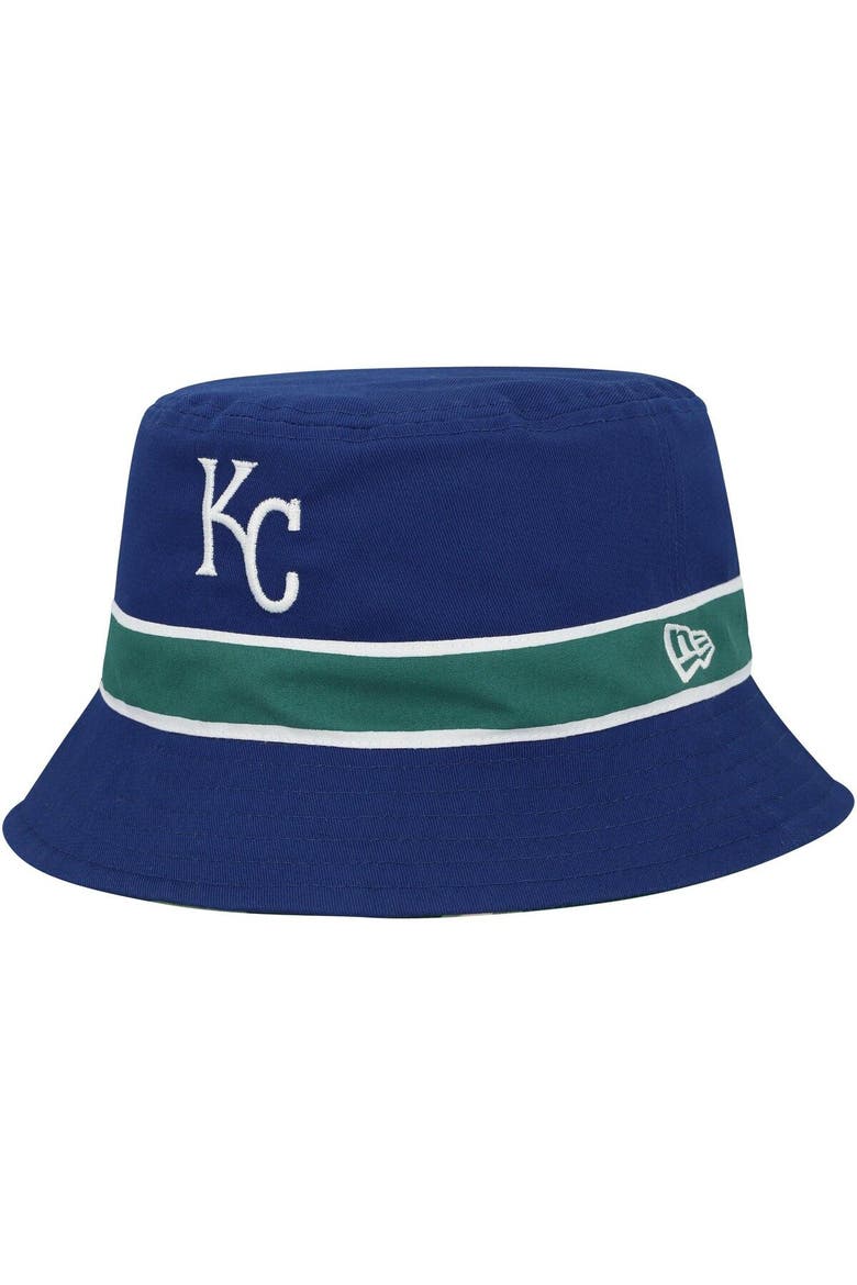 Men's New Era Royal Kansas City Royals Reverse Bucket Hat, Alternate, color, Royal