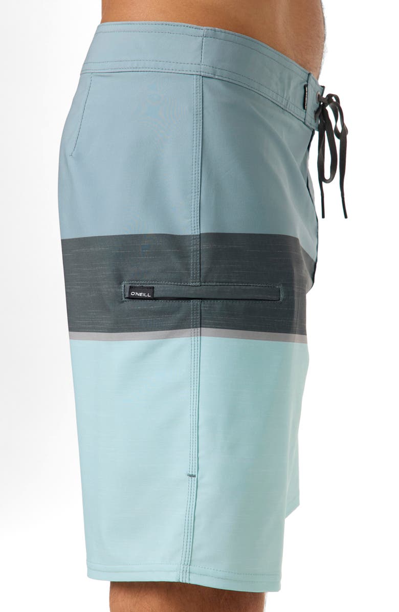 O'Neill Hyperfreak Heat Block Swim Trunks, Alternate, color, Lead