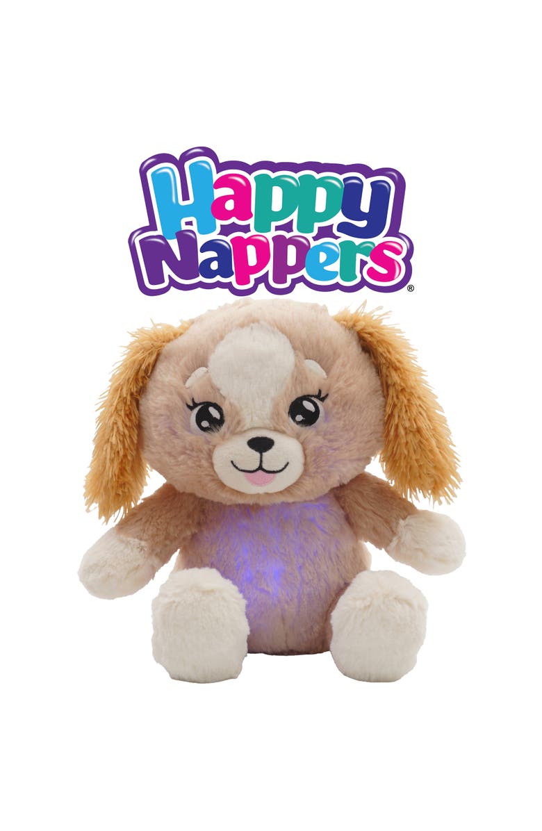 Happpy Nappers Lullabrites Lullabrites Brown Dog Musical Light Up Bedtime Plush, Alternate, color, Multicolored