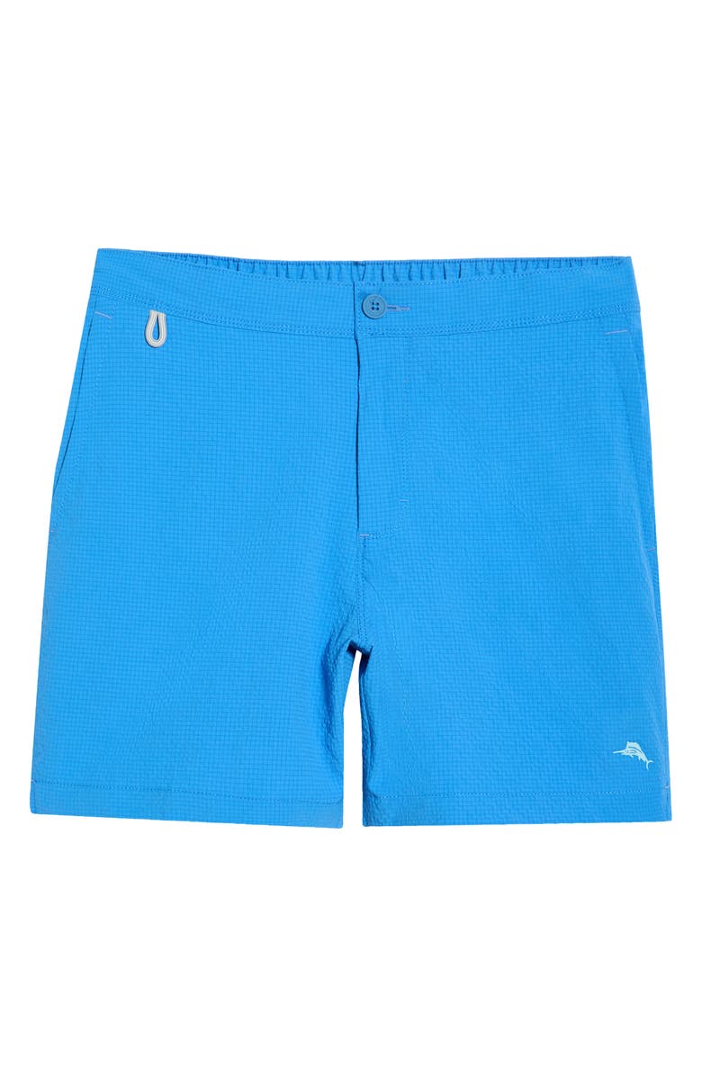 Tommy Bahama Amalfi Shores Swim Trunks, Main, color, Campanula