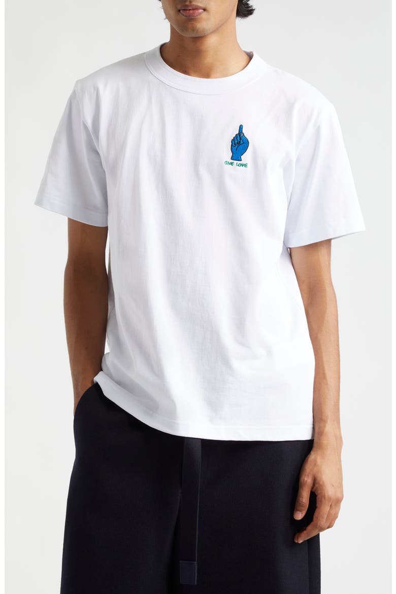 Mark Gonzales One Love Graphic T-Shirt, Main, color, WHITE