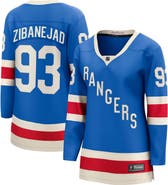FANATICS Women's Fanatics Mika Zibanejad Blue New York Rangers Centennial Breakaway Jersey