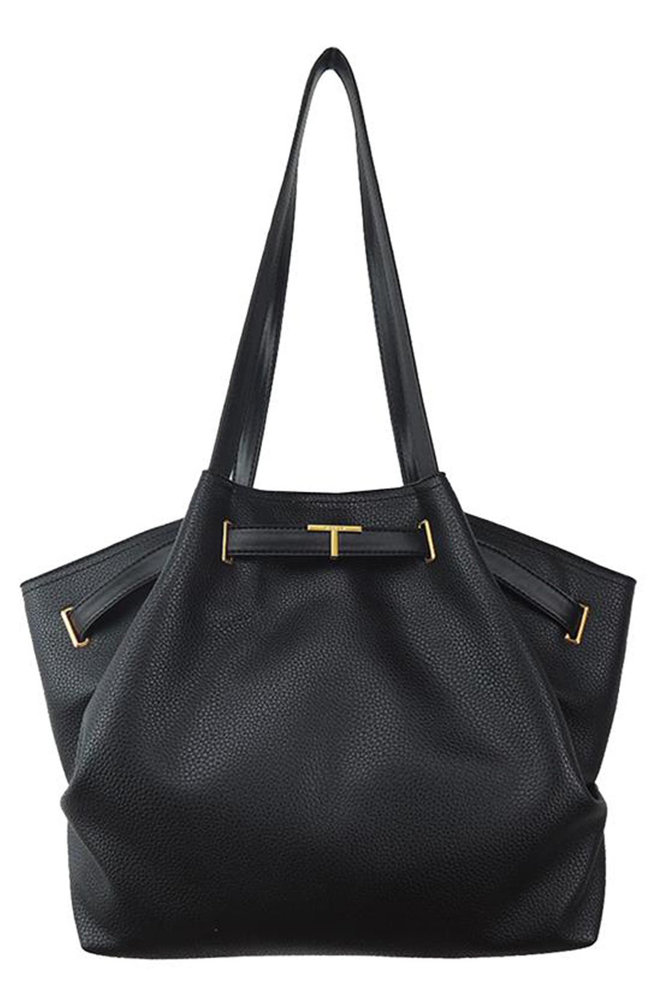 T Tahari Logo Tote, Main, color, 