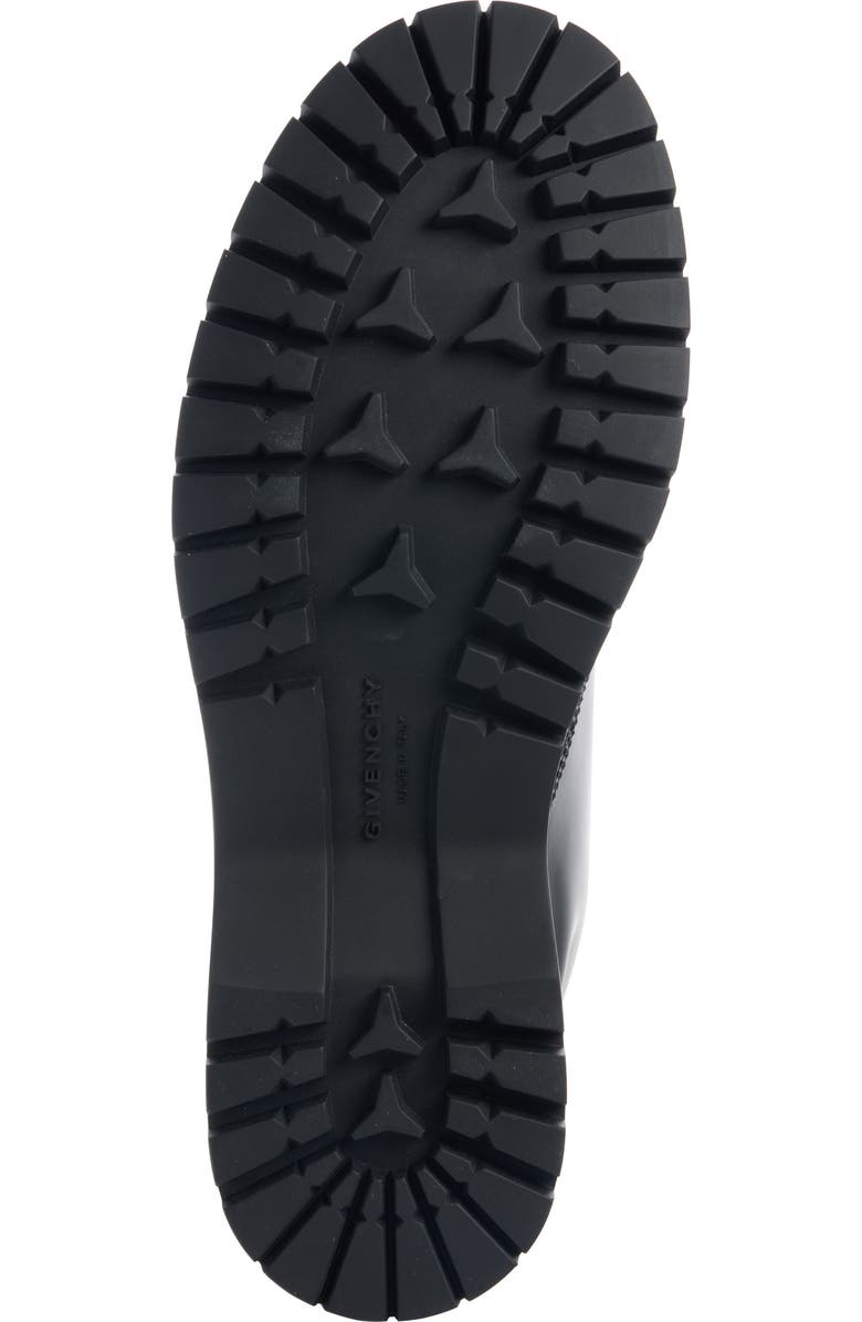 Givenchy Formal Casual Lugged Leather Boot, Alternate, color, Black