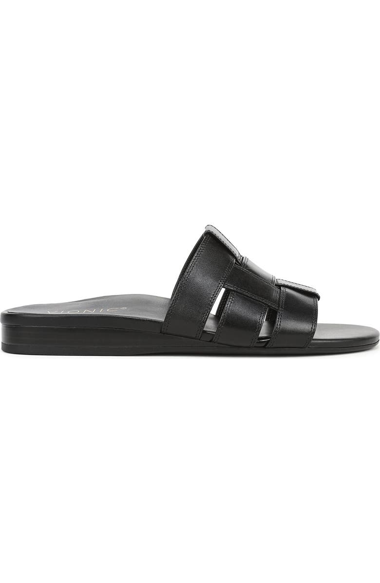 Vionic Glendora Slide Sandal, Alternate, color, Black