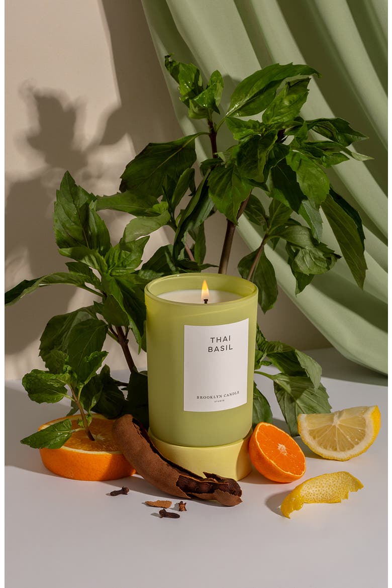 Thai Basil Candle, Alternate, color, BRIGHT GREEN