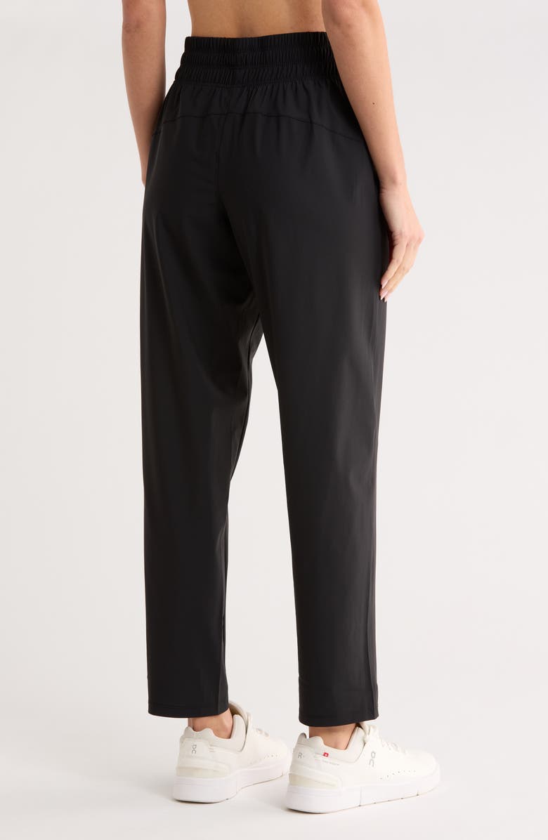 LAYER 8 Tapered Straight Leg Pull-On Pants, Alternate, color, Rich Black