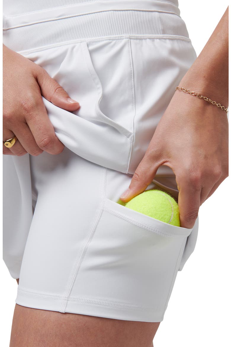 Moveknit Drawstring Skort, Alternate, color, WHITE