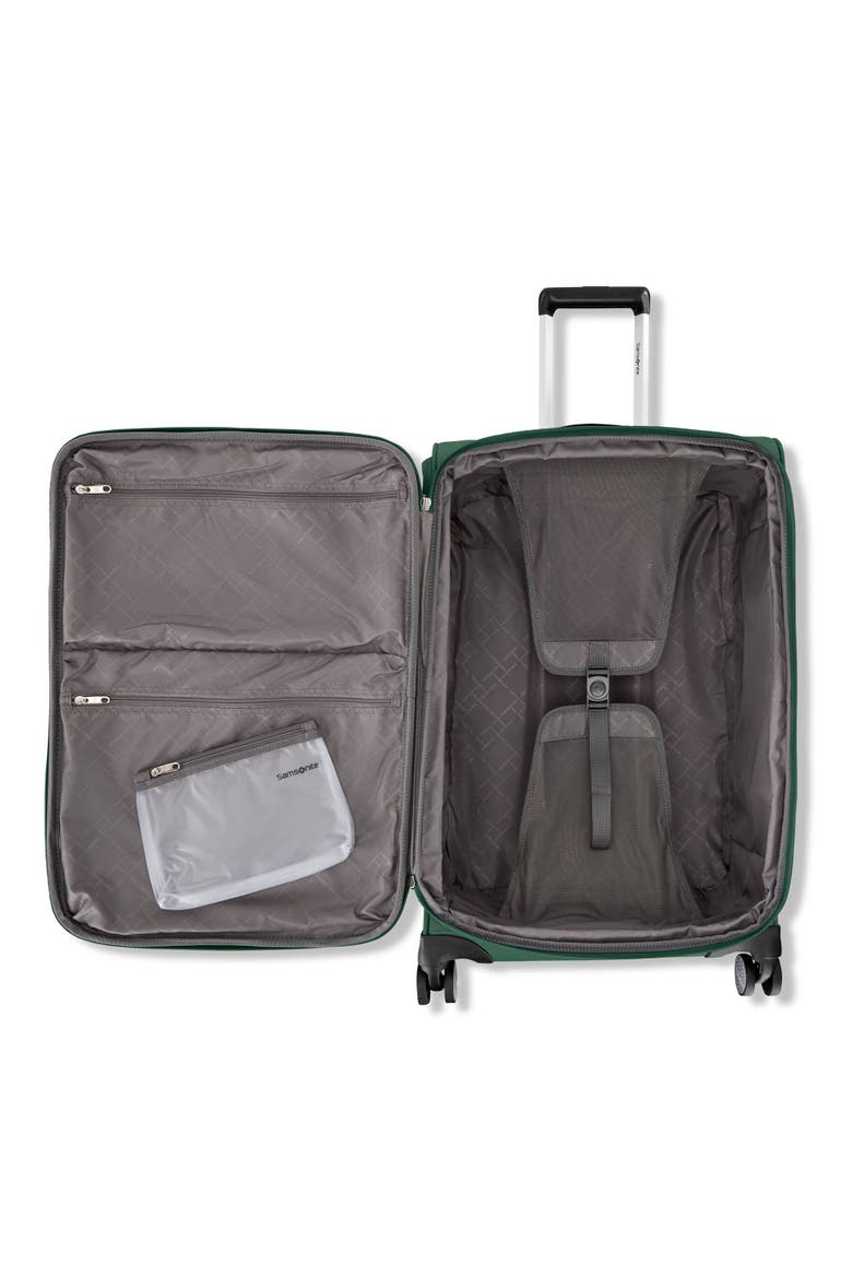 Element Softside Expandable 2 Piece (21"/25") Spinner Luggage Set, Alternate, color, Bistro Green