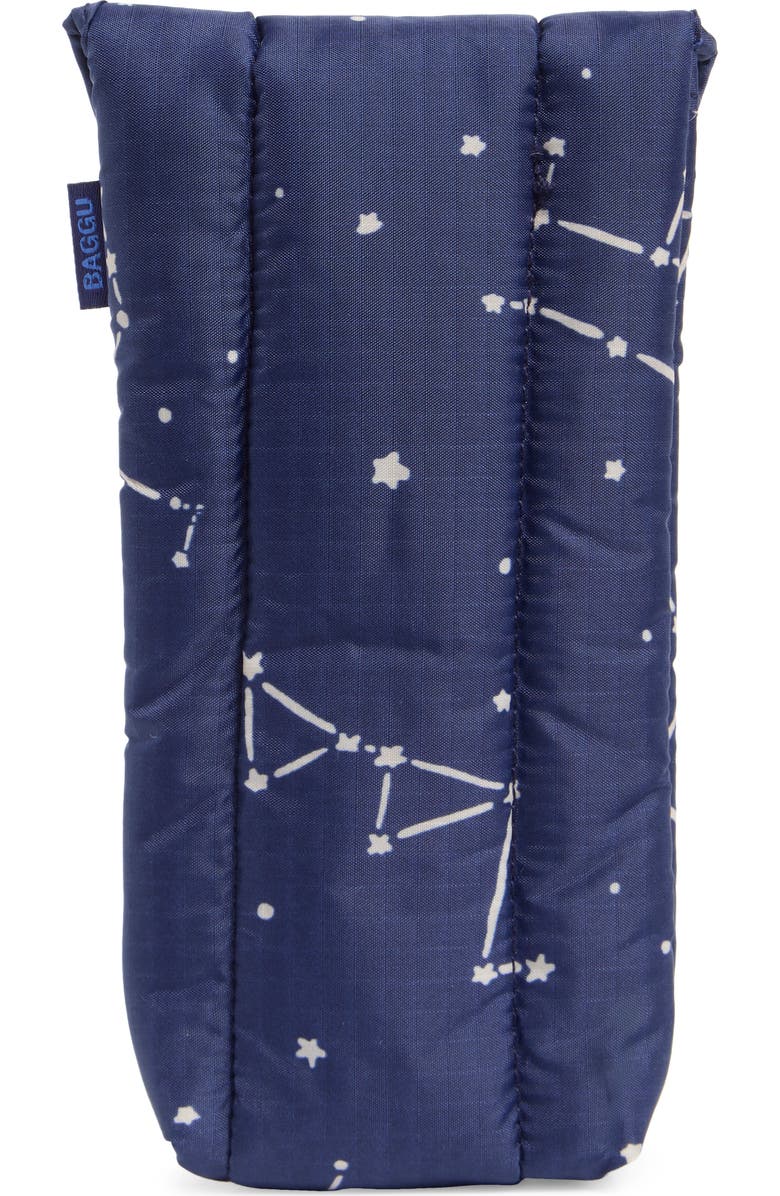 Baggu Puffy Glasses Sleeve, Alternate, color, Constellation Midnight