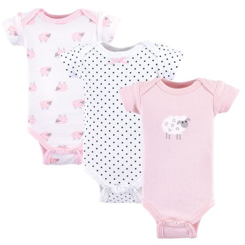 Cotton Snapsuits for Petite Infant Girls