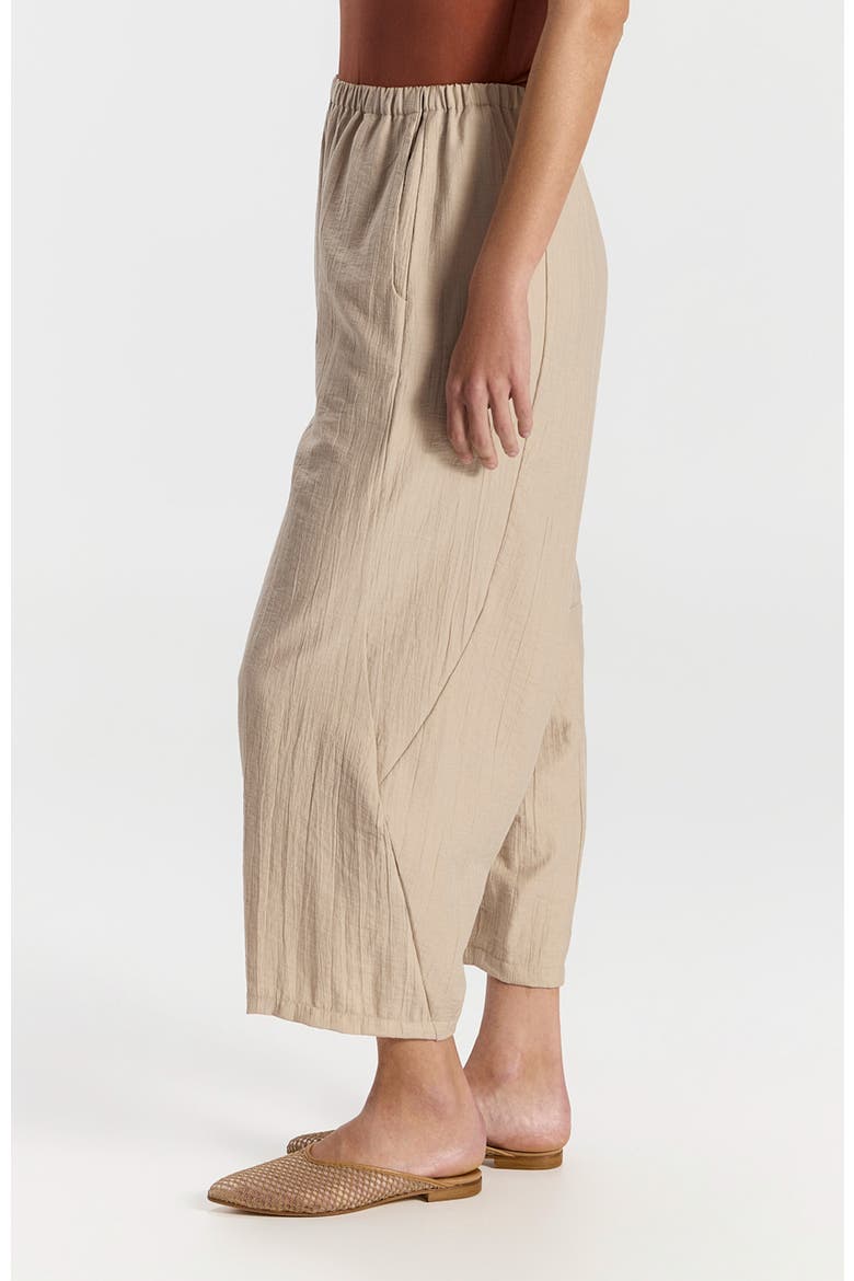 Dror High Waist Mid-Length Pants, Alternate, color, Beige
