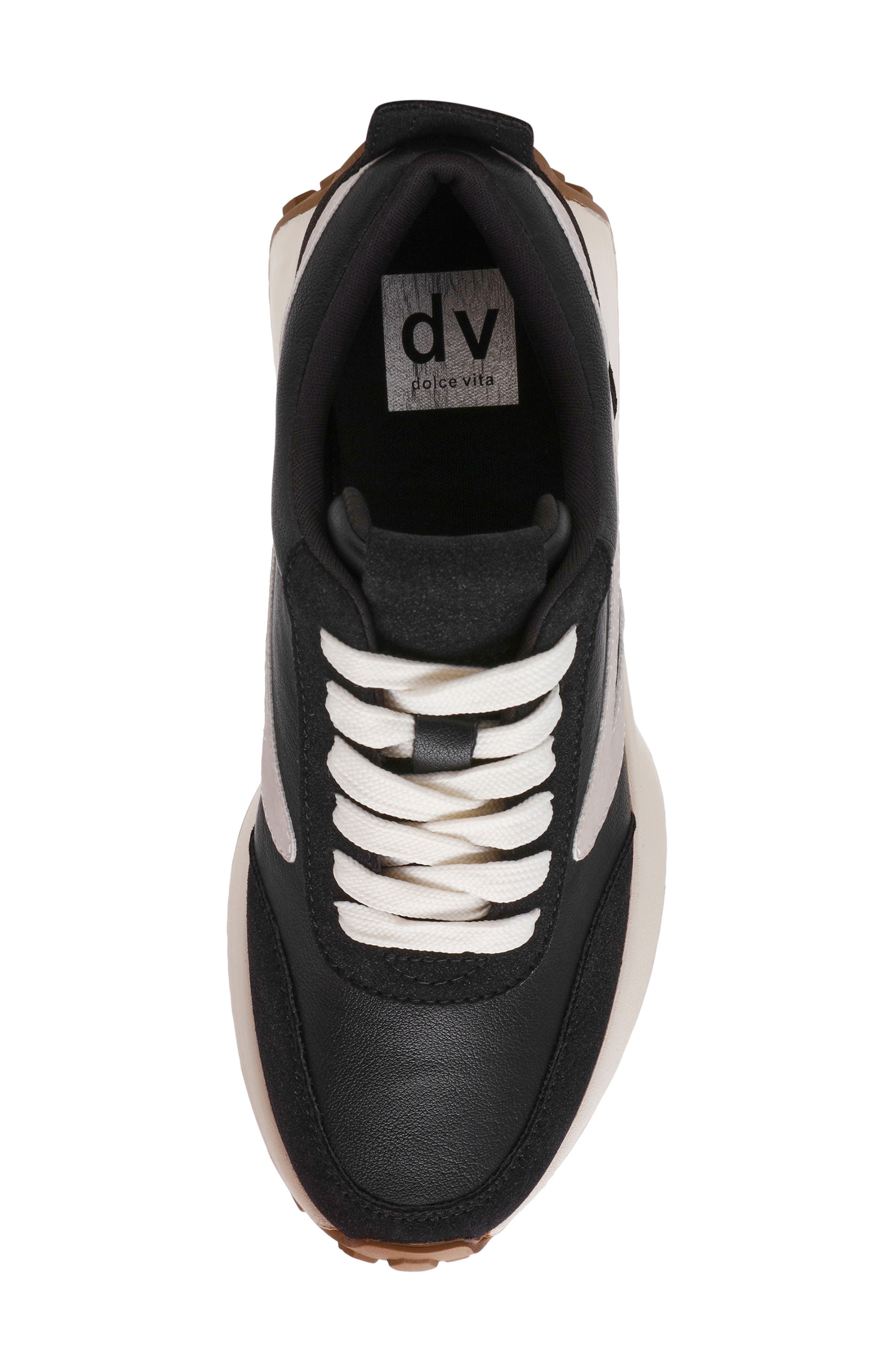 DV by Dolce Vita Brantley Sneaker, Alternate, color, Black Suede