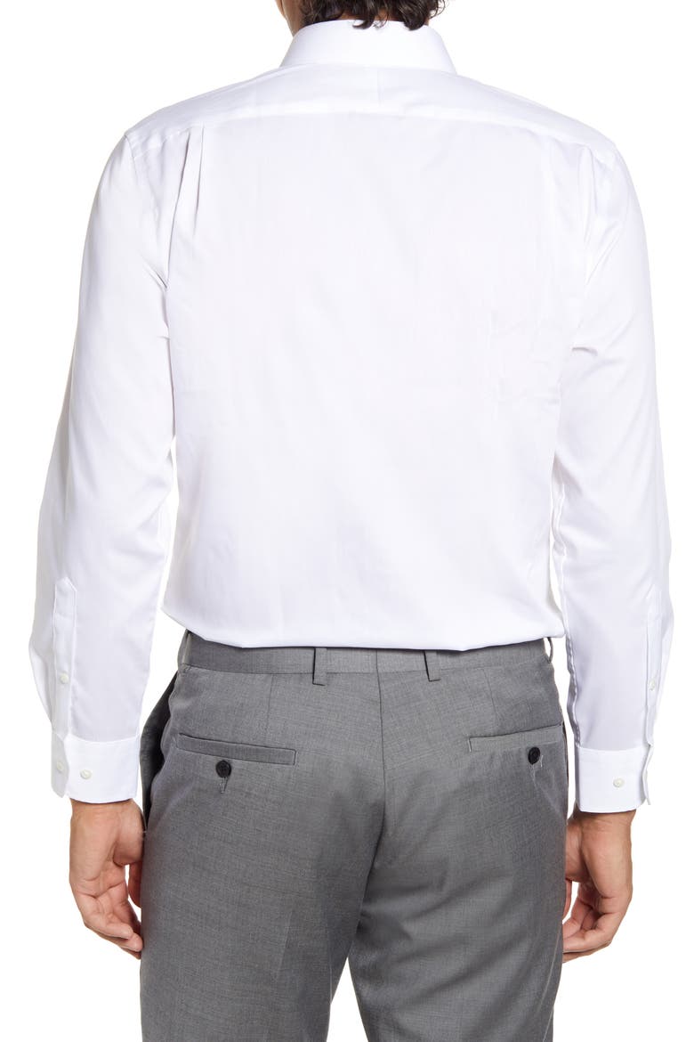 3-Pack Trim Fit Solid Non-Iron Dress Shirts, Alternate, color, WHITE