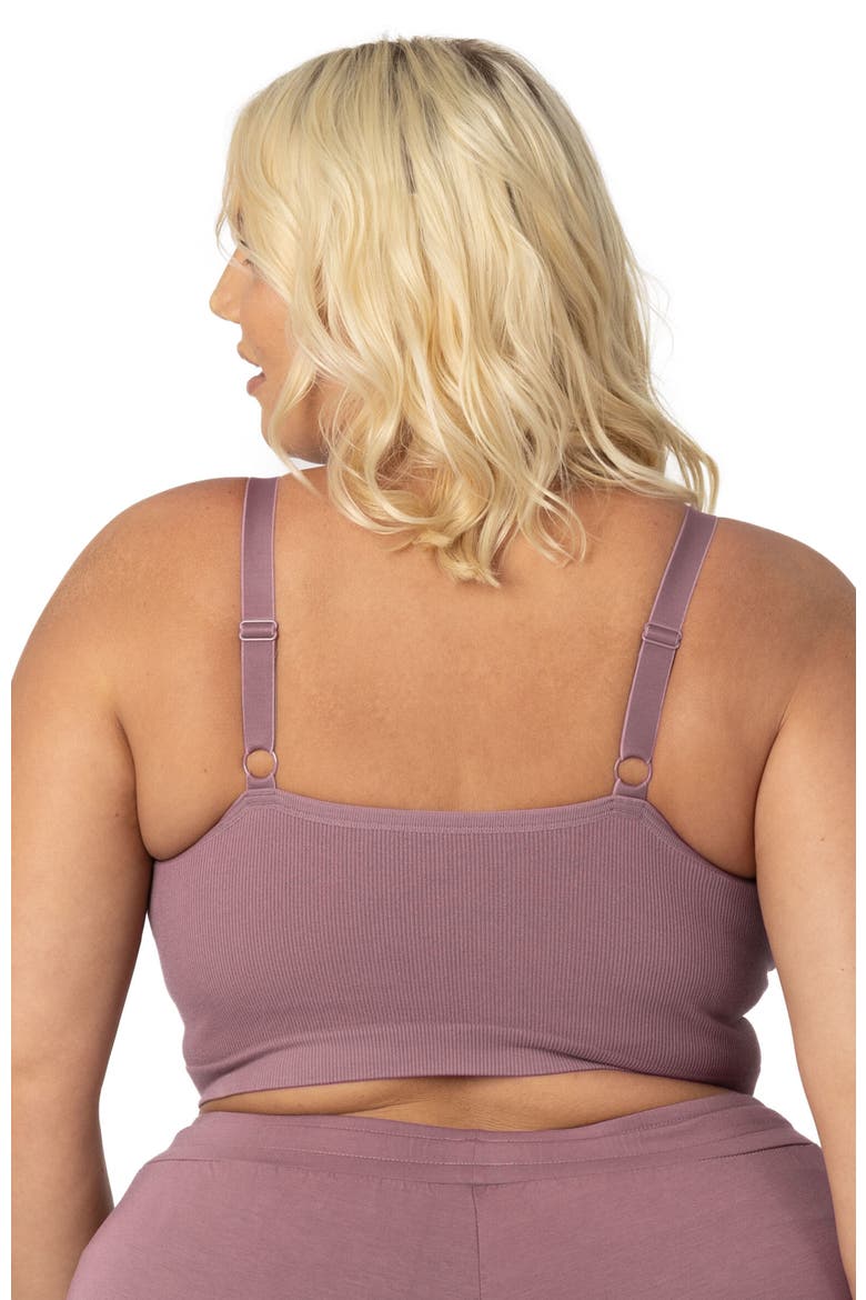 Busty Sublime Hands-Free Pumping Lounge & Sleep Bra- Fits sizes 30E - 46H, Alternate, color, TWILIGHT