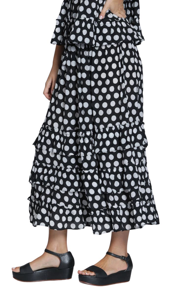 APNY Tiered Pull-On Midi Skirt, Alternate, color, 