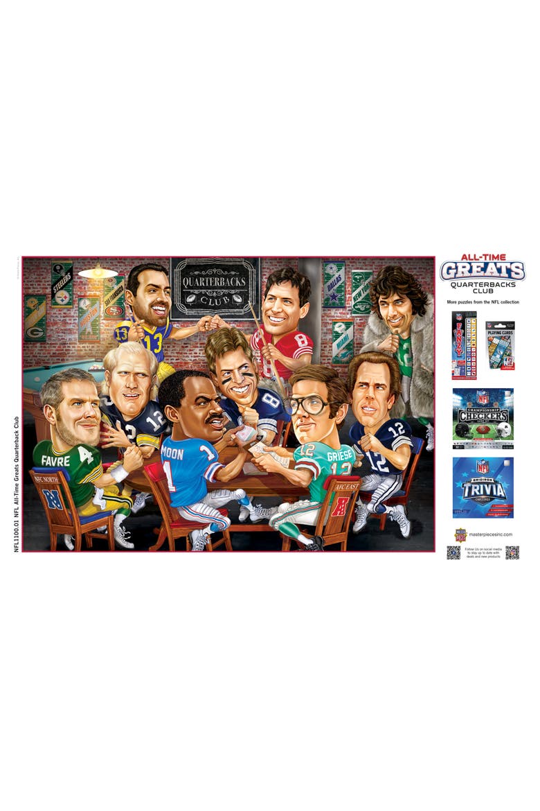 NFL Quarterbacks 500 Piece Puzzle, Alternate, color, Multicolor