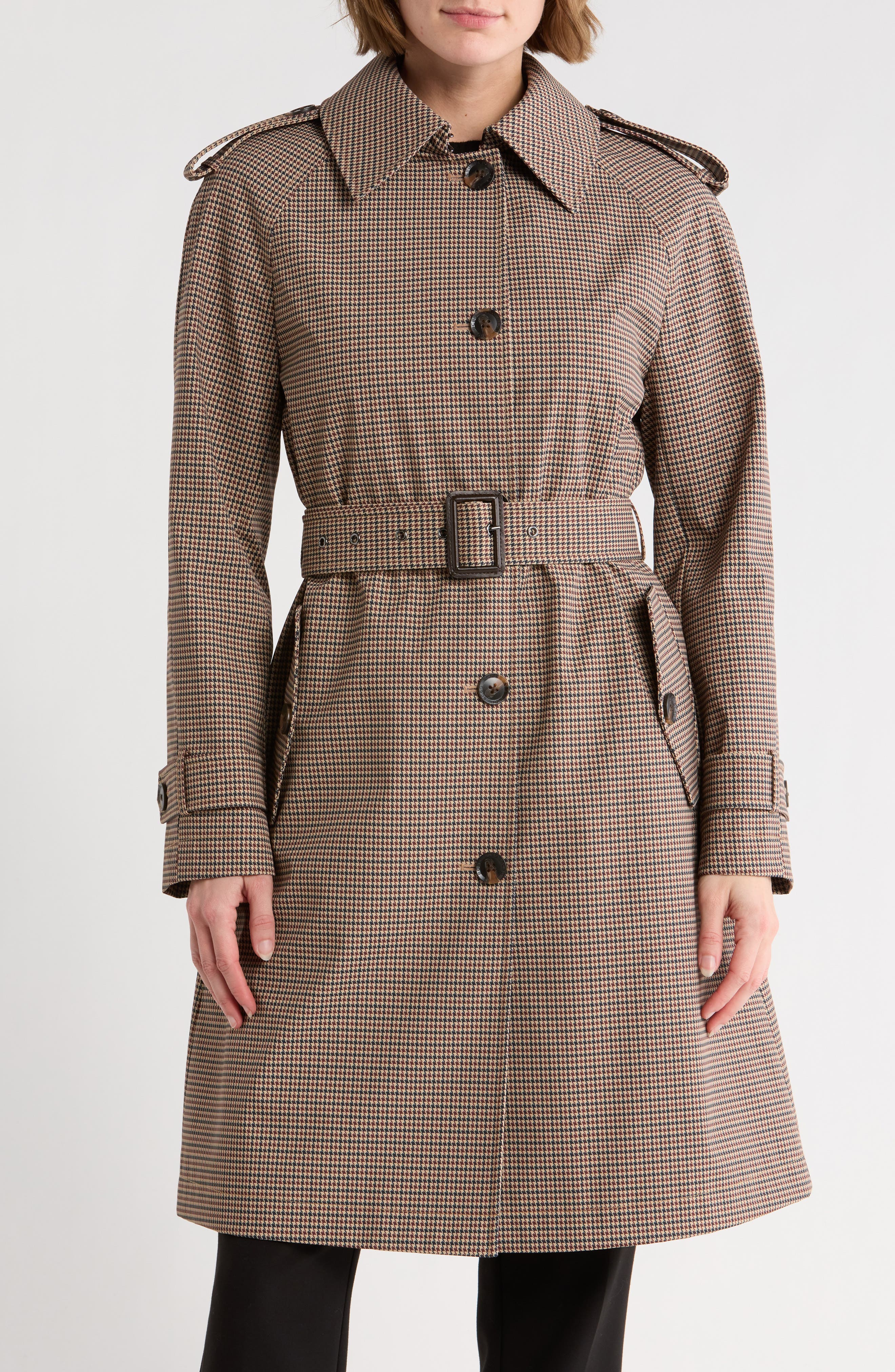 BCBG Belted Trench Coat