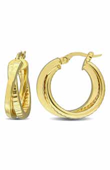 Interlocking Hoop Earrings