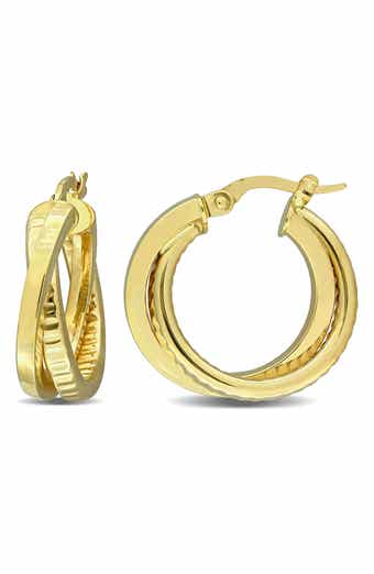 Interlocking Hoop Earrings