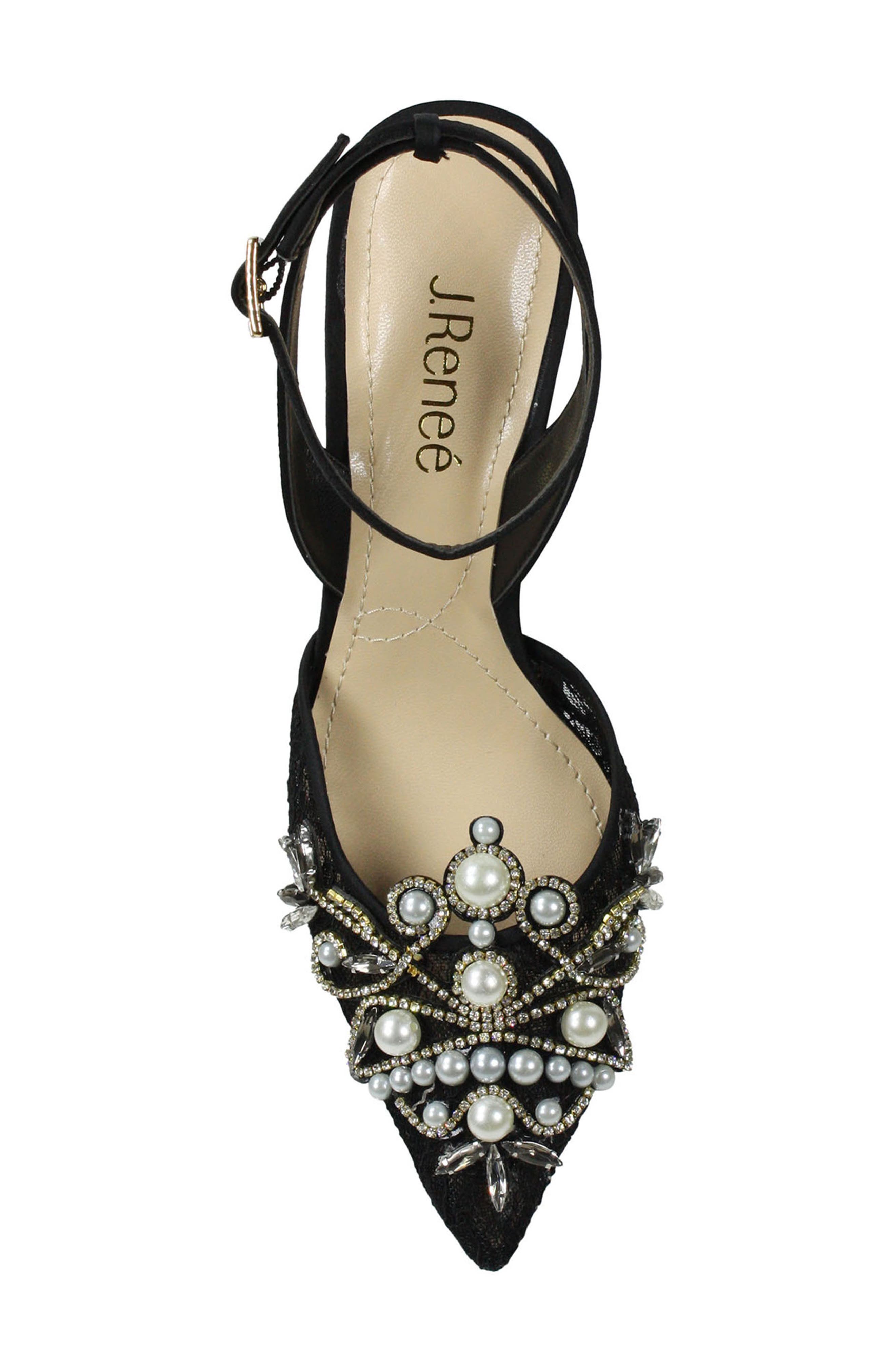 J. Reneé Denaye Ankle Strap Pump, Alternate, color, 