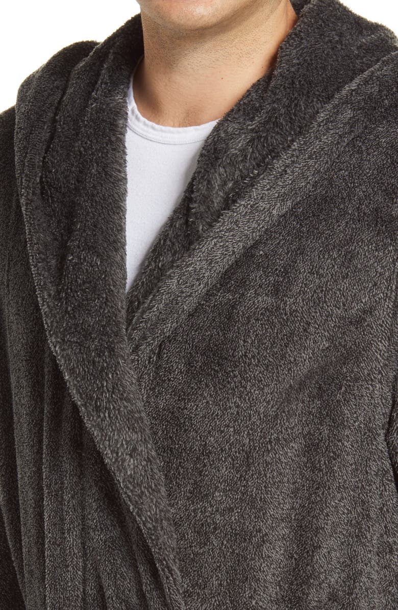 Nordstrom Hooded Fleece Robe, Alternate, color, 