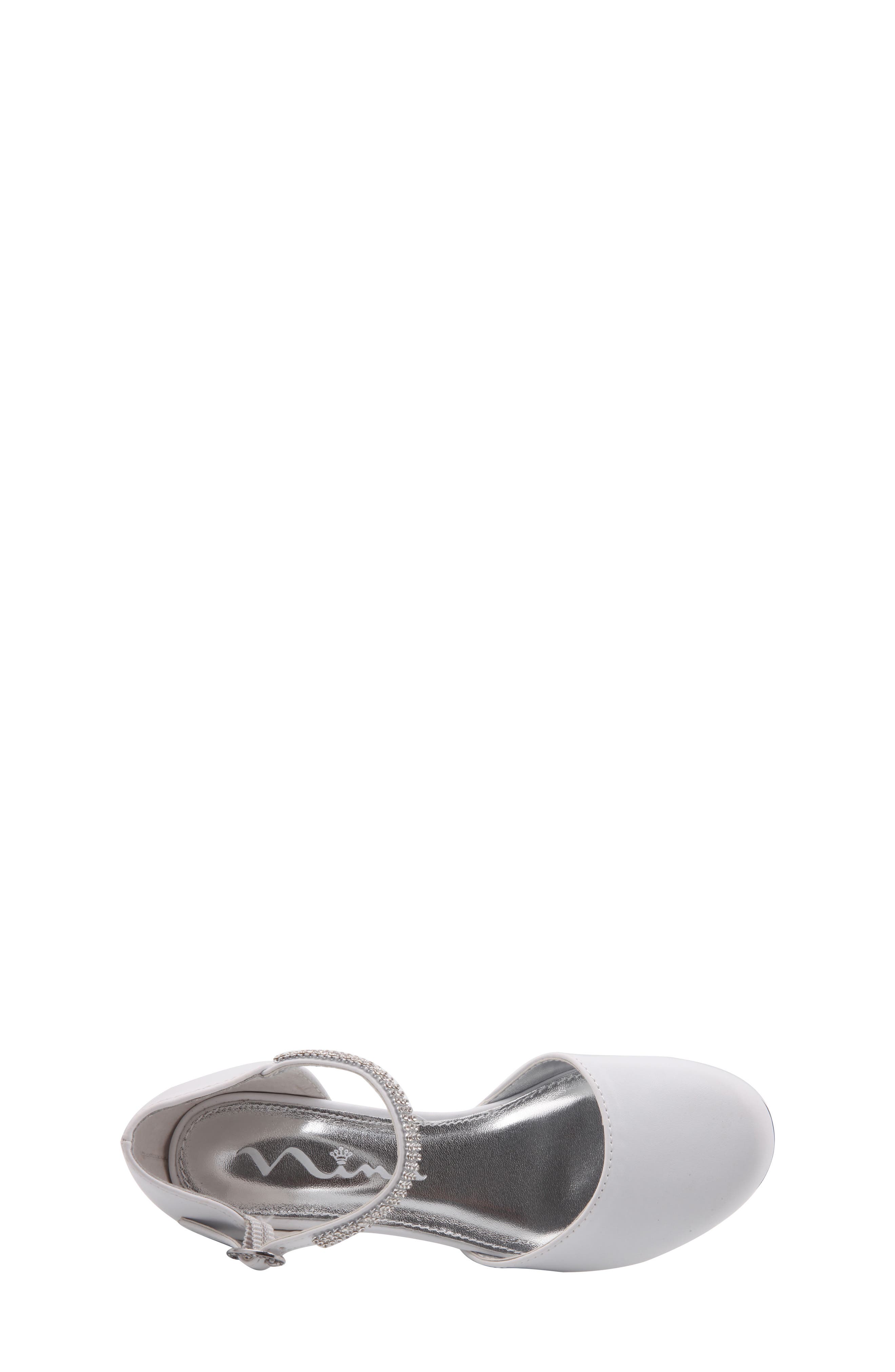 Cera Low Embellished Pump, Alternate, color, WHITE SMOOTH
