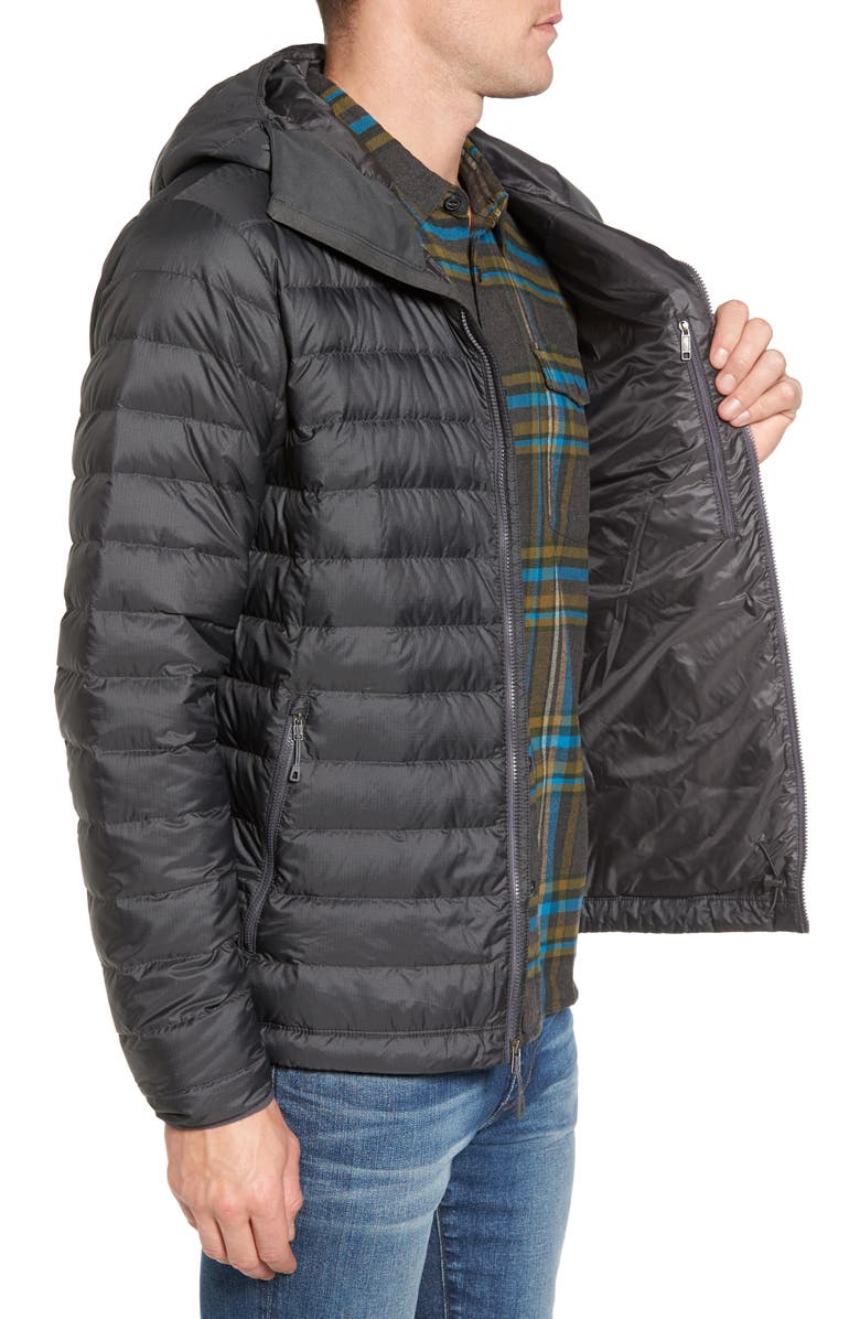 Patagonia Packable Windproof & Water Repellent Down Hooded Jacket, Alternate, color, 