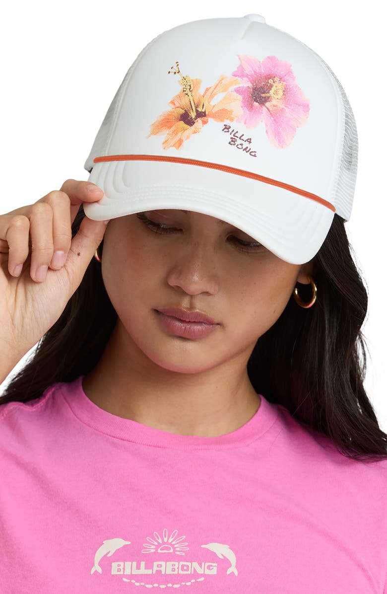Billabong Grandpa Trucker Hat, Alternate, color, Salt Crystal