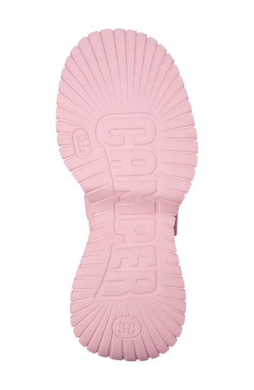 Camper Pix Bcn Platform Sandal In Medium Pink