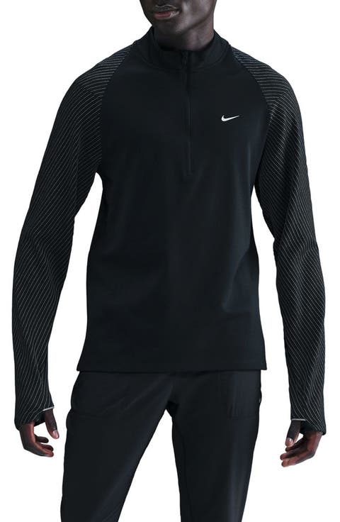 Dri-FIT Half Zip Running Top with Reflective Accents