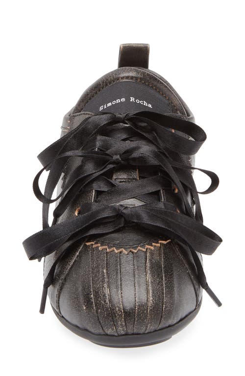 Simone Rocha Ballerina Grip Sneaker In Brown