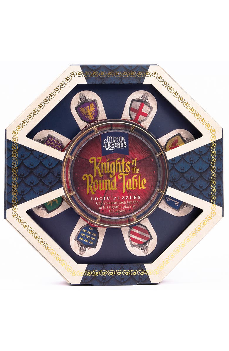 Professor Puzzle Knights of the Round Table 3D Wooden Brainteaser Puzzle, Main, color, Multicolored
