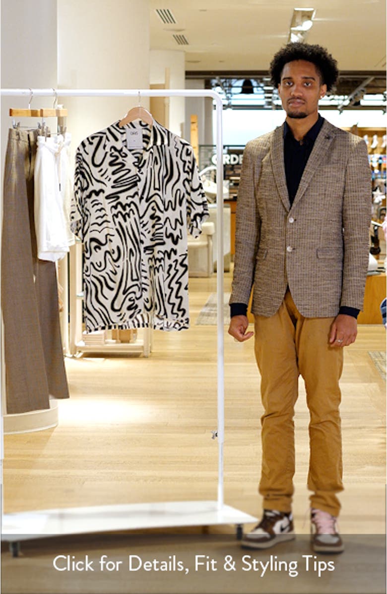 Abstract Print Viscose Camp Shirt, sales video thumbnail