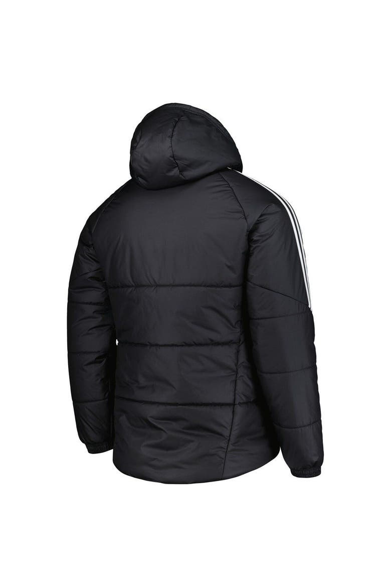 Men's adidas Black Portland Timbers Winter Raglan Full-Zip Hoodie Jacket, Alternate, color, Black