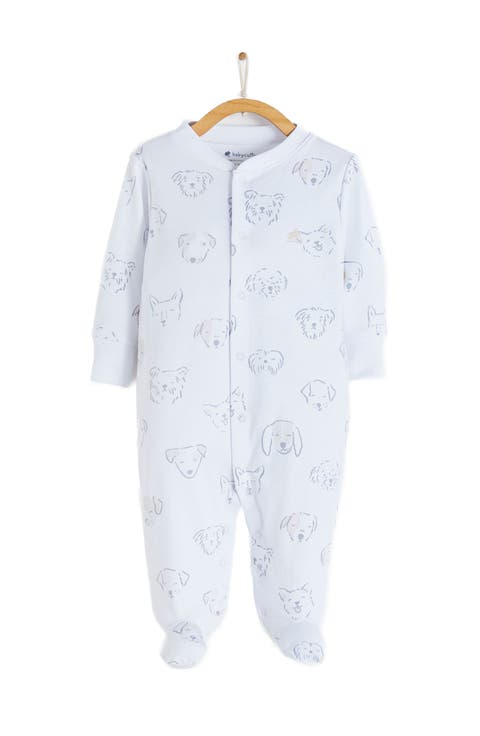 Premium Peruvian Pima Cotton Paws Footie Pajama for Infant