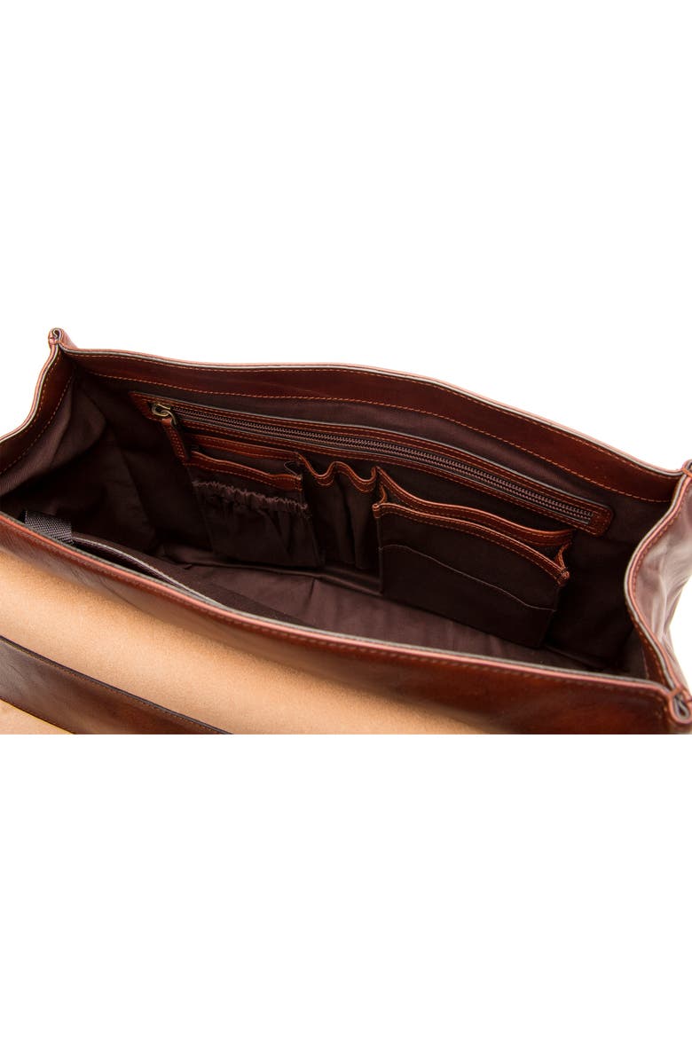Bosca Leather Briefcase, Alternate, color,