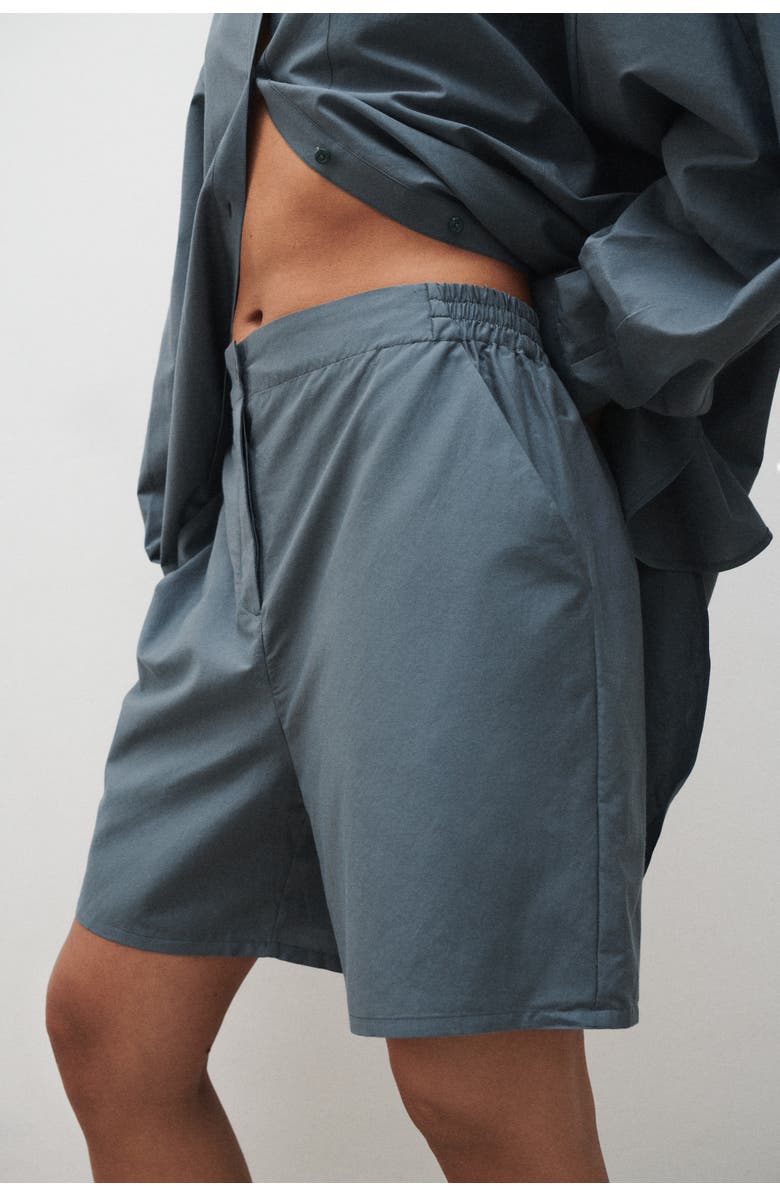 SILK LAUNDRY COTTON SILK BOXERS SLATE, Alternate, color, Slate